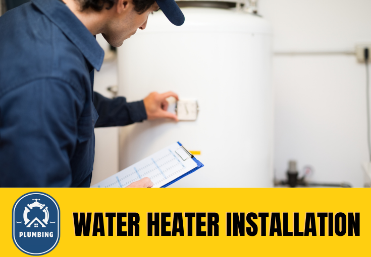water heater installation Canterbury